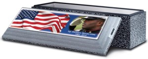 USMC on Stainless Steel Triune